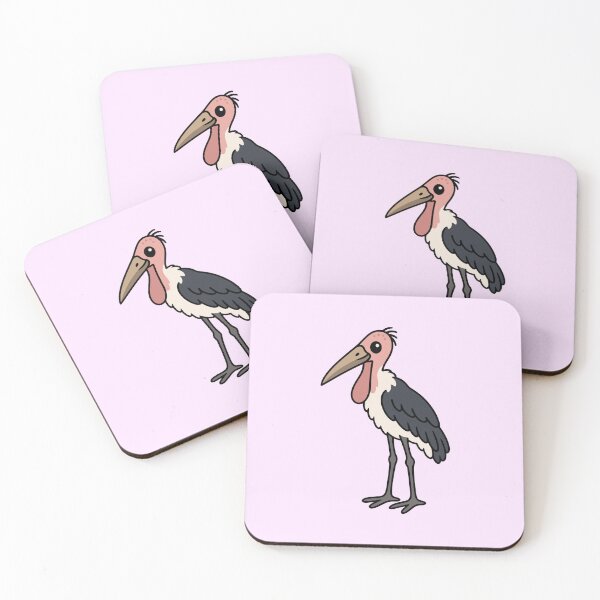 Item preview, Cute Cartoon Marabou Stork designed and sold by WildlifeDoodle.