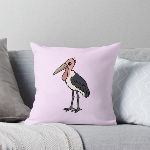 Item preview, Cute Cartoon Marabou Stork designed and sold by WildlifeDoodle.