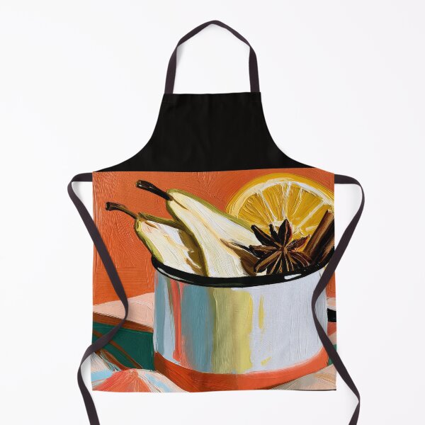 Item preview, Embrace Autumn with a Warm Seasonal Drink Garnished with Spiced Pear, Citrus and Cinnamon designed and sold by OlfactoART Studio.