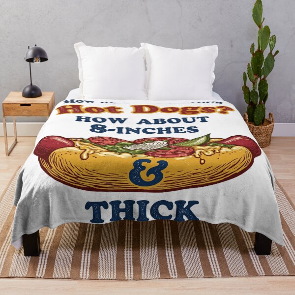 Item preview, How Do You Take Your Hot Dogs How About 8-Inches And Thick Vintage BBQ designed and sold by mareix.