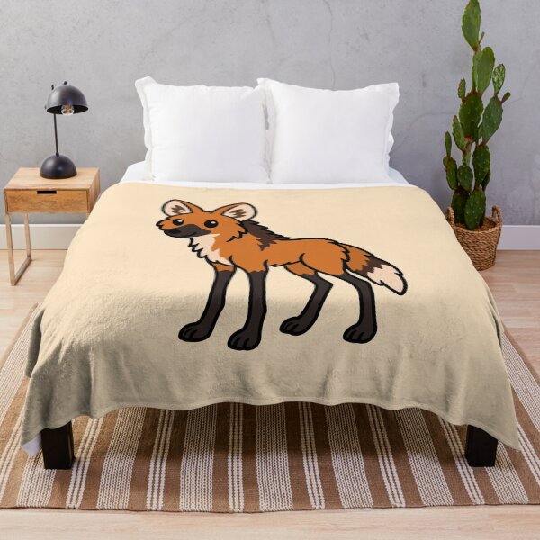 Item preview, Cute Cartoon Maned Wolf designed and sold by WildlifeDoodle.