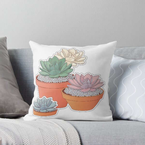 Item preview, Succulent Trio in Terracotta Pots designed and sold by GDAFlux.