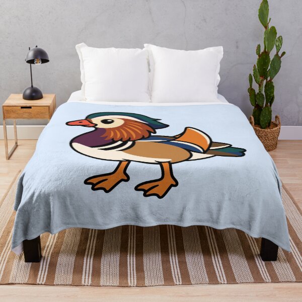 Item preview, Cute Cartoon Mandarin Duck designed and sold by WildlifeDoodle.