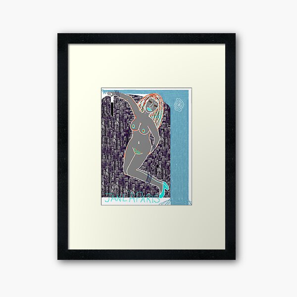 SPIN DOCTORED SPINSTER Framed Art Print