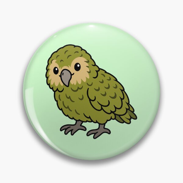 Item preview, Cute Cartoon Kakapo designed and sold by WildlifeDoodle.