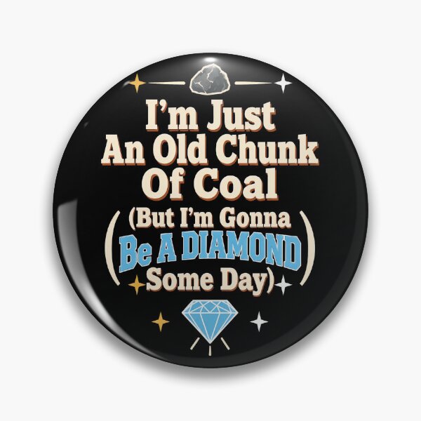 Item preview, Old Chunk Of Coal - Birthday Gift - Retro Country Music designed and sold by ERODED SELF.