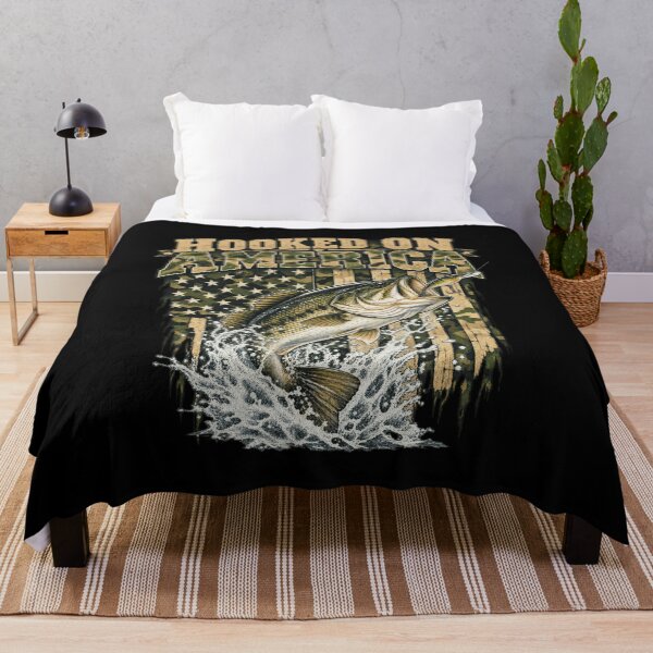 Item preview, Funny Classic Vintage Sunset Crest bass fishing camo designed and sold by adiencarteras.
