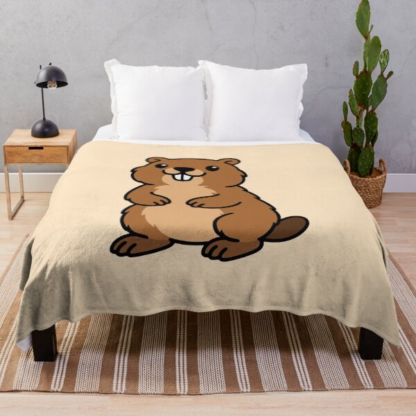 Item preview, Cute Cartoon Groundhog designed and sold by WildlifeDoodle.