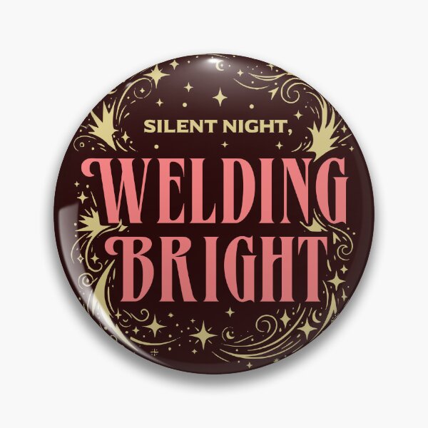 Item preview, Silent Night Welding Bright Funny Christmas Welder designed and sold by LinaValearte.