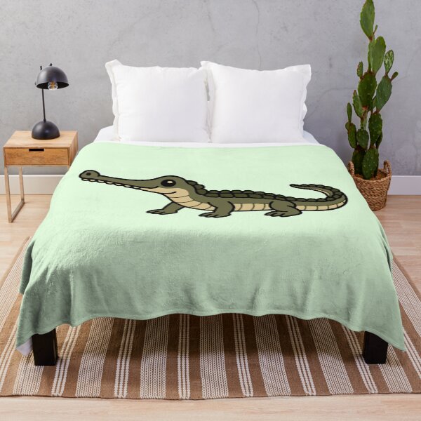 Item preview, Cute Cartoon Gharial designed and sold by WildlifeDoodle.