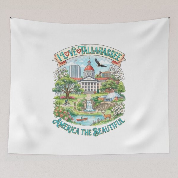 Item preview, Tallahassee Florida - State Capital, Old Capitol Building, Maclay Gardens & College Town Souvenir designed and sold by Illumine-World.