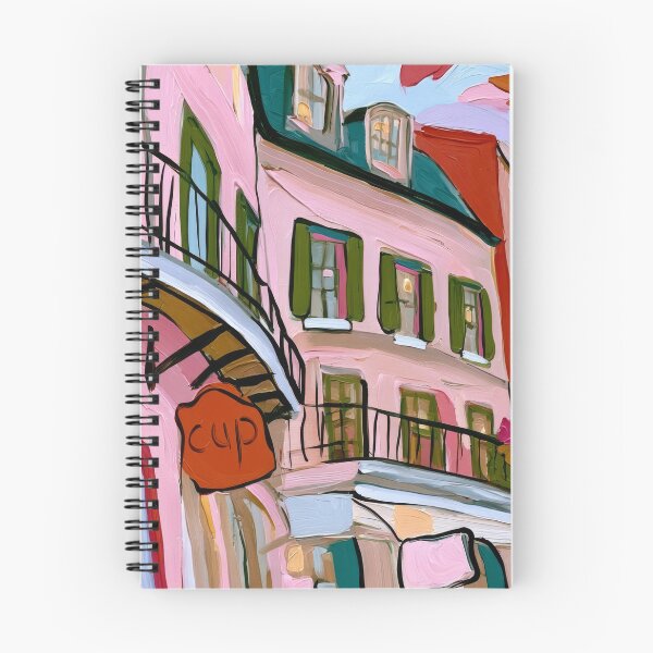 Item preview, Discover the Cozy Charm of a Vibrant Autumn Corner Cafe with Artistic Windows and Doors designed and sold by OlfactoART Studio.