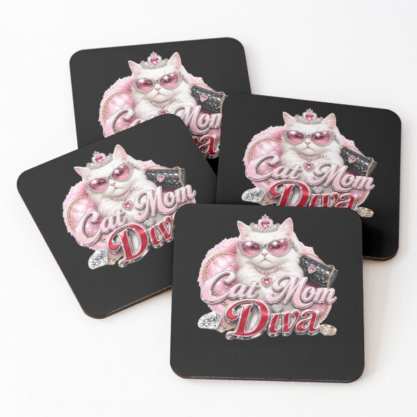 Item preview, Cat Mom Diva, Funny Cat Lover designed and sold by AW2 Designs.