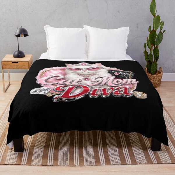 Item preview, Cat Mom Diva, Funny Cat Lover designed and sold by AW2 Designs.