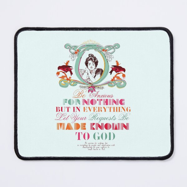 Item preview, Be Anxious For Nothing Scripture Art designed and sold by trueblue0036.