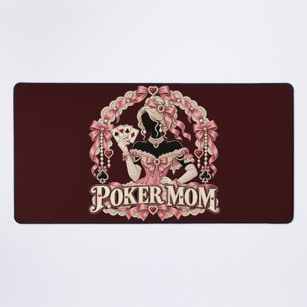 Item preview, Poker Mom T-Shirt with Coquette Bows and Playing Cards designed and sold by fethialtaf.
