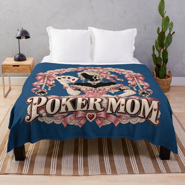 Item preview, Poker Mom T-Shirt with Coquette Bows and Playing Cards designed and sold by fethialtaf.