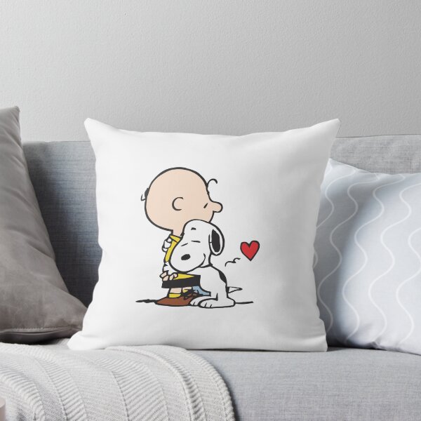 Item preview, Snoopy Hugging Charlie Brown with Red Heart designed and sold by marila909.