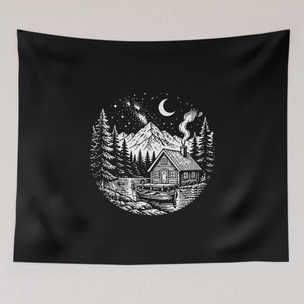 Item preview, Mystic Cabin In The Woods designed and sold by Anugrah januar.