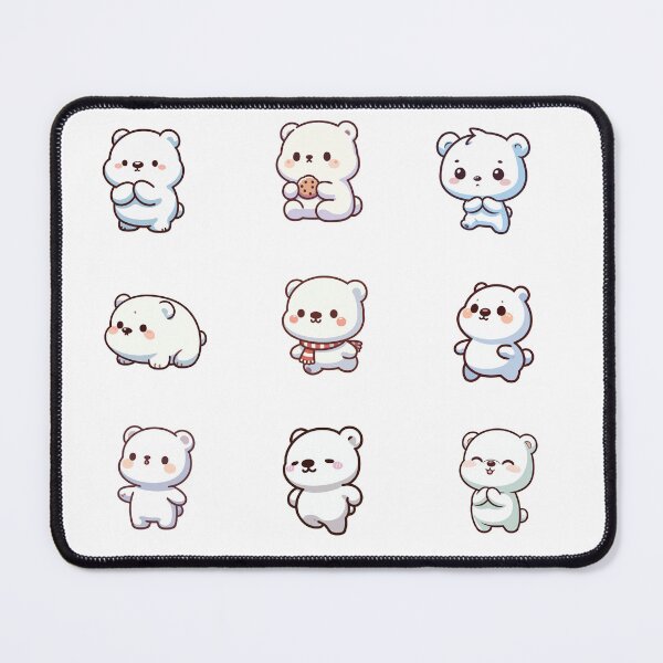 Item preview, Cute chibi polar bear designed and sold by HarshBrown.