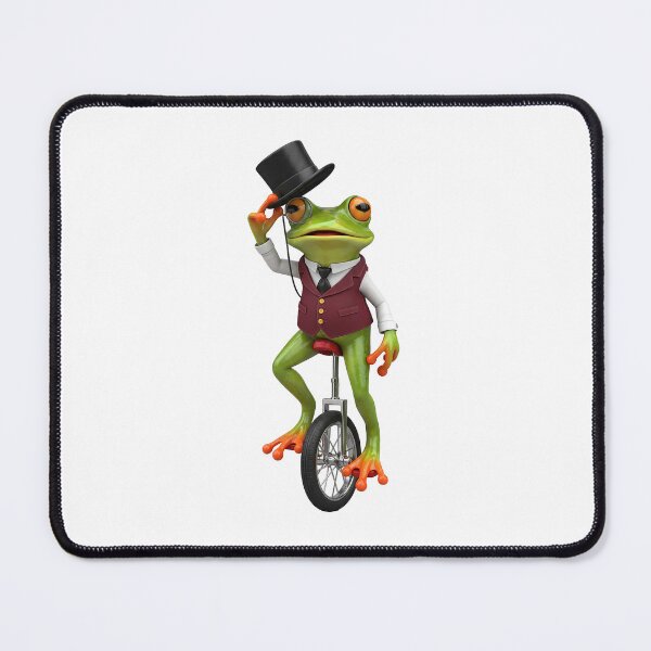 Item preview, Dapper Frog Riding a Unicycle designed and sold by Apex Designs.