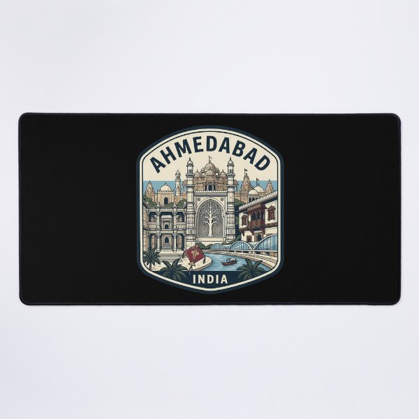 Item preview, Retro Ahmedabad Vintage Travel Badge designed and sold by k3rstman1.