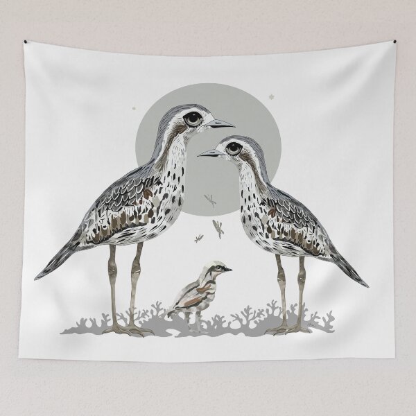 Item preview, Bush Stone Curlew Family designed and sold by Karin Taylor.