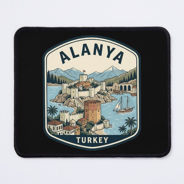 Item preview, Retro Alanya Vintage Travel Badge designed and sold by k3rstman1.