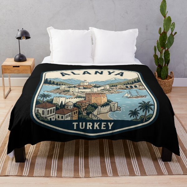 Item preview, Retro Alanya Vintage Travel Badge designed and sold by k3rstman1.