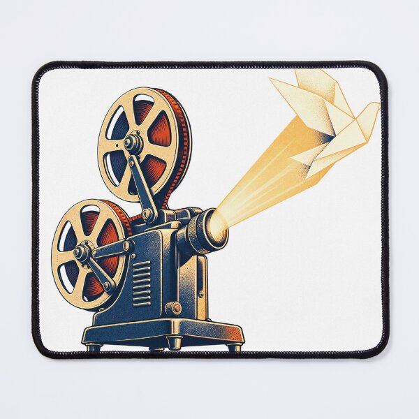 Item preview, Vintage Film Projector Casting a Paper Bird designed and sold by Drip stamp.