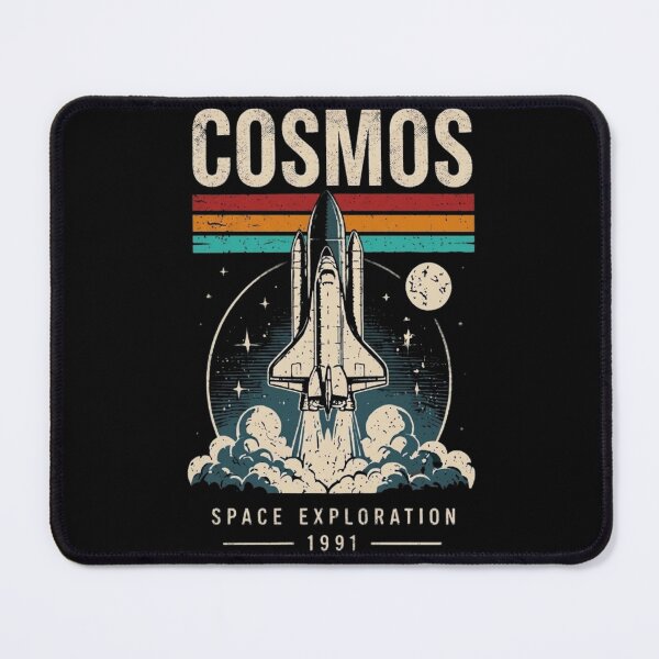 Item preview, Cosmos Space Exploration 1991 Vintage Rocket Ship Retro Sunset Astronomy Gift designed and sold by Aurevella.