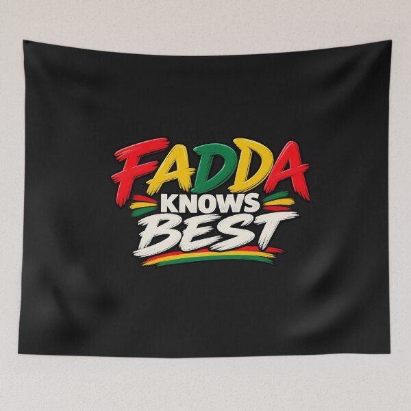 Item preview, Jamaican design, Fadda knows best, gratitude to dad, daddy appreciation designed and sold by Right-UR.