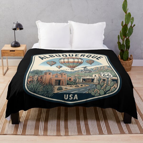 Item preview, Retro Albuquerque Vintage Travel Badge designed and sold by k3rstman1.