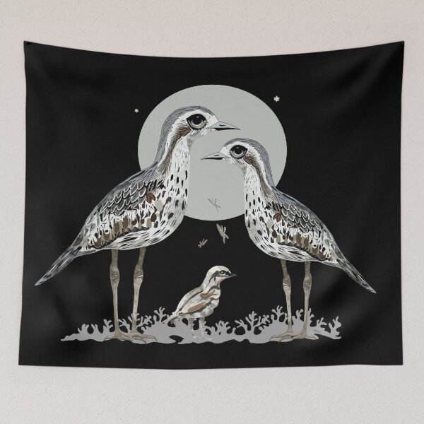 Item preview, Bush Stone Curlew Family designed and sold by Karin Taylor.