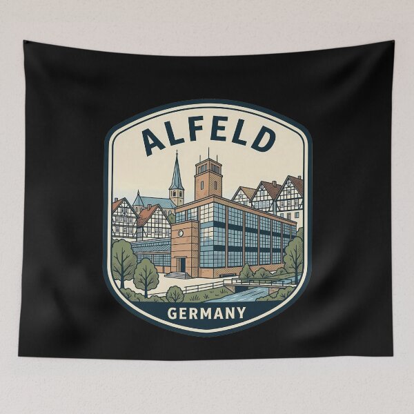 Item preview, Retro Alfeld Vintage Travel Badge designed and sold by k3rstman1.