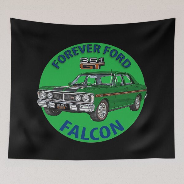 Item preview, Ford Falcon XY GT 351 | Monza Green | Classic Australian Muscle Car designed and sold by Michael van der Hoorn.