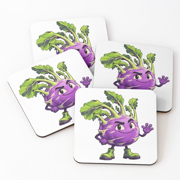 Item preview, Purple Kohlrabi with a Punk Leaf Crown designed and sold by Drip stamp.