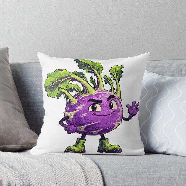 Item preview, Purple Kohlrabi with a Punk Leaf Crown designed and sold by Drip stamp.