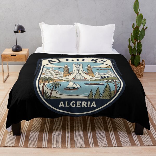Item preview, Retro Algiers Vintage Travel Badge designed and sold by k3rstman1.