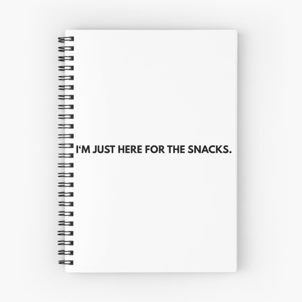 Item preview, I'm just here for the snacks. designed and sold by Jilllib.
