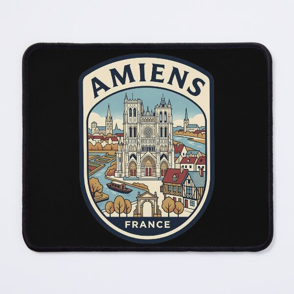 Item preview, Retro Amiens Vintage Travel Badge designed and sold by k3rstman1.