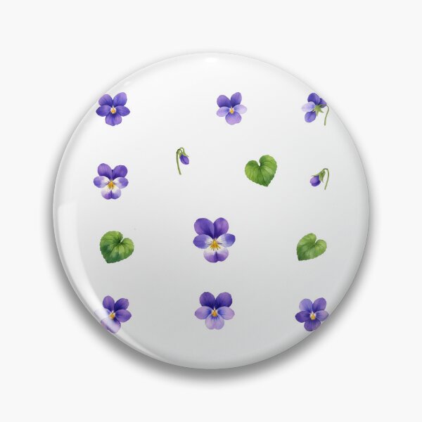 Item preview, Watercolor Violets and Leaves  designed and sold by silviaol.