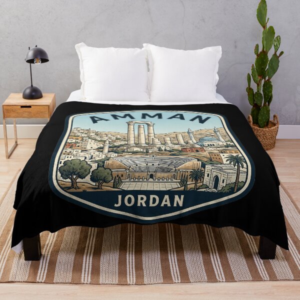 Item preview, Retro Amman Vintage Travel Badge designed and sold by k3rstman1.