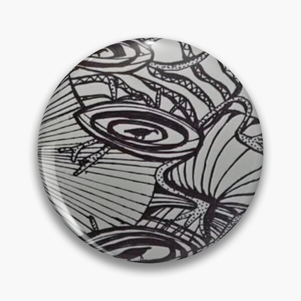 Item preview, Three Watching Eyes – Surreal Zentangle Eye Art with Hidden Birds designed and sold by www.ArtPal.com/millieesch.