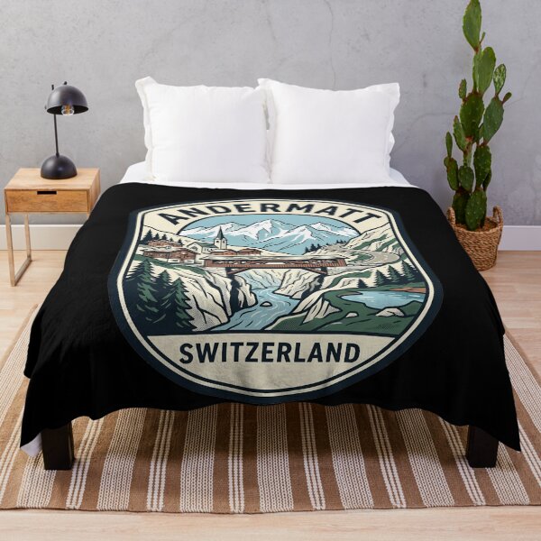 Item preview, Retro Andermatt Vintage Travel Badge designed and sold by k3rstman1.