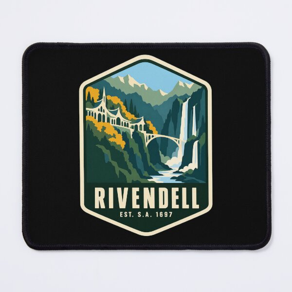 Item preview, Rivendell Badge designed and sold by starsidedesigns.