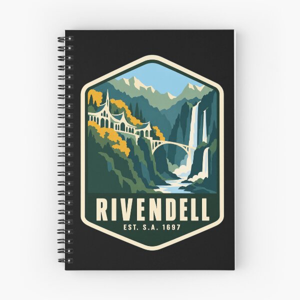 Item preview, Rivendell Badge designed and sold by starsidedesigns.