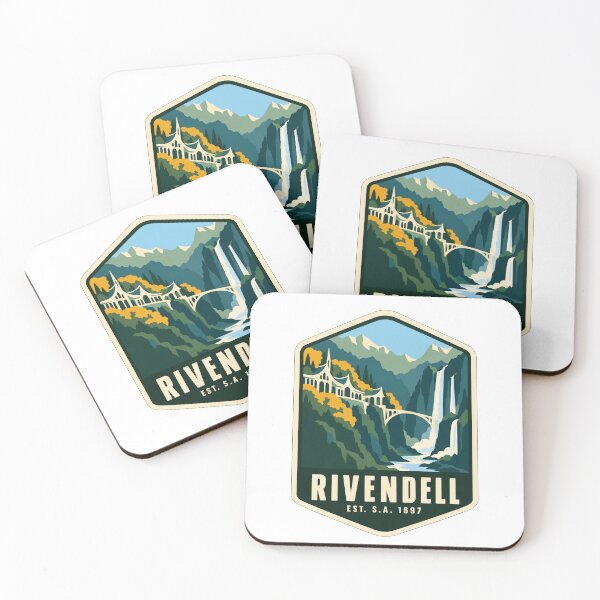Item preview, Rivendell Badge designed and sold by starsidedesigns.