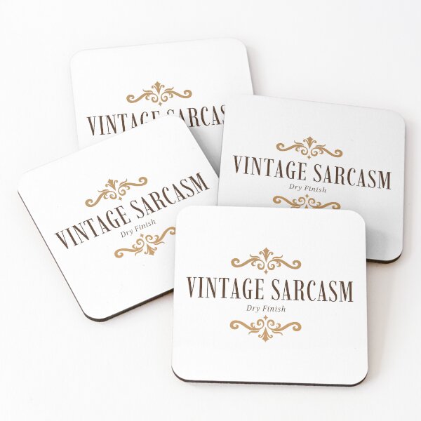 Item preview, Vintage Sarcasm Dry Finish Vintage Luxury Label Funny designed and sold by HYPNK.