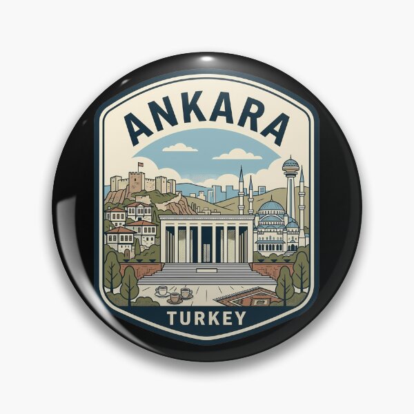 Item preview, Retro Ankara Vintage Travel Badge designed and sold by k3rstman1.